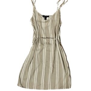 Striped Taupe Dress